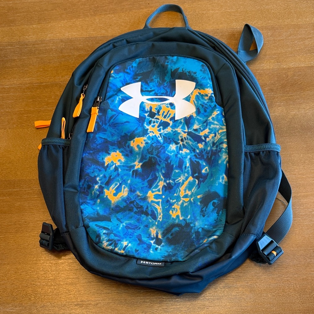 Under Armour Vibrant Blue and Black Backpack